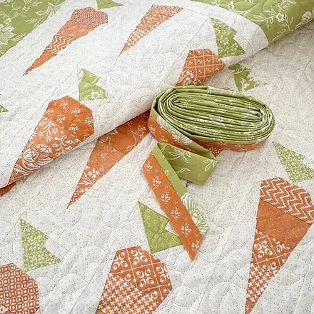Carrot Patch Quilt Pattern-The Pattern Basket-My Favorite Quilt Store