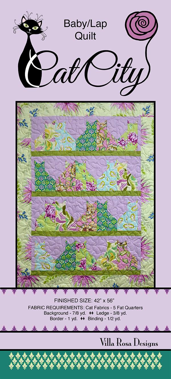 Cat City Quilt Pattern-Moda Fabrics-My Favorite Quilt Store