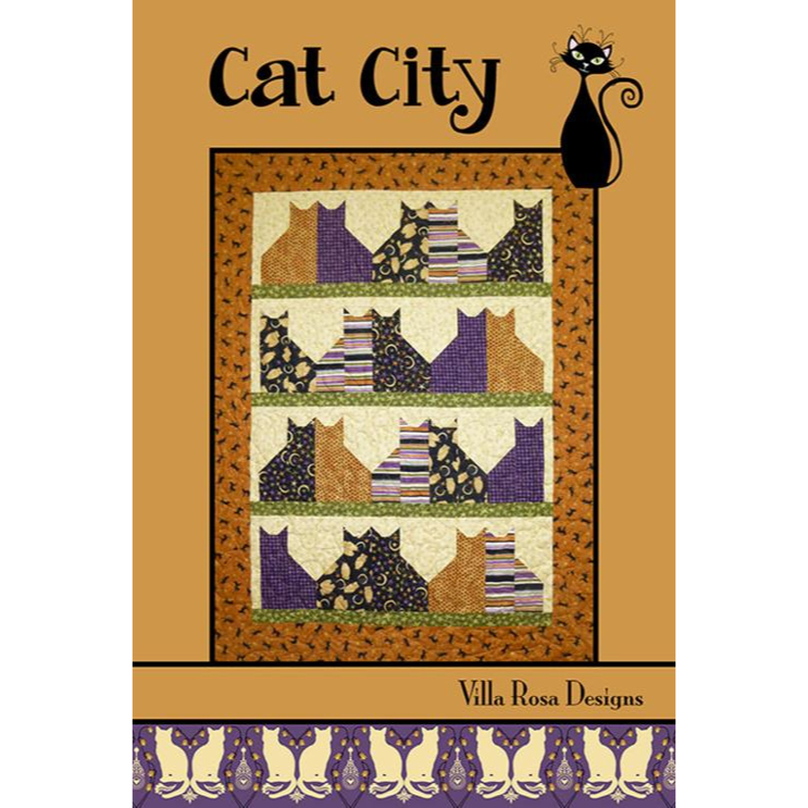Cat City Quilt Pattern-Moda Fabrics-My Favorite Quilt Store