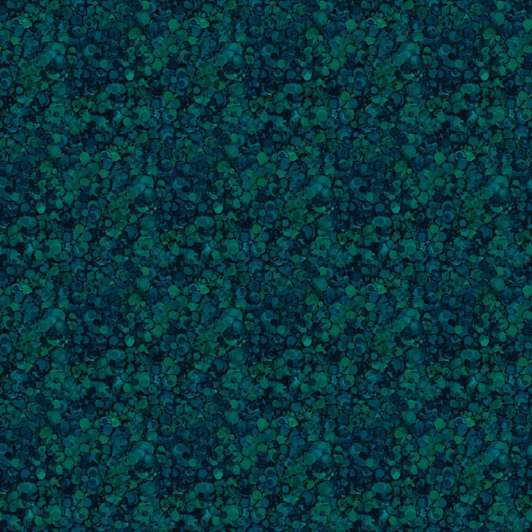 Cedarcrest Falls Teal/Navy Bubble Texture Fabric