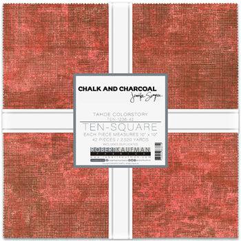 Chalk and Charcoal Tahoe Colorstory 10" Layer Cake-Robert Kaufman-My Favorite Quilt Store