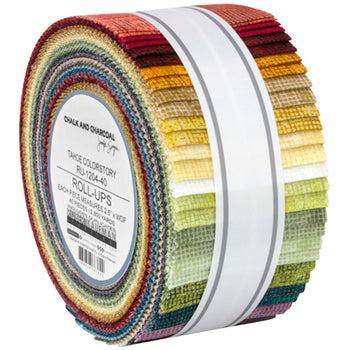 Chalk and Charcoal Tahoe Colorstory 2 1/2" Jelly Roll