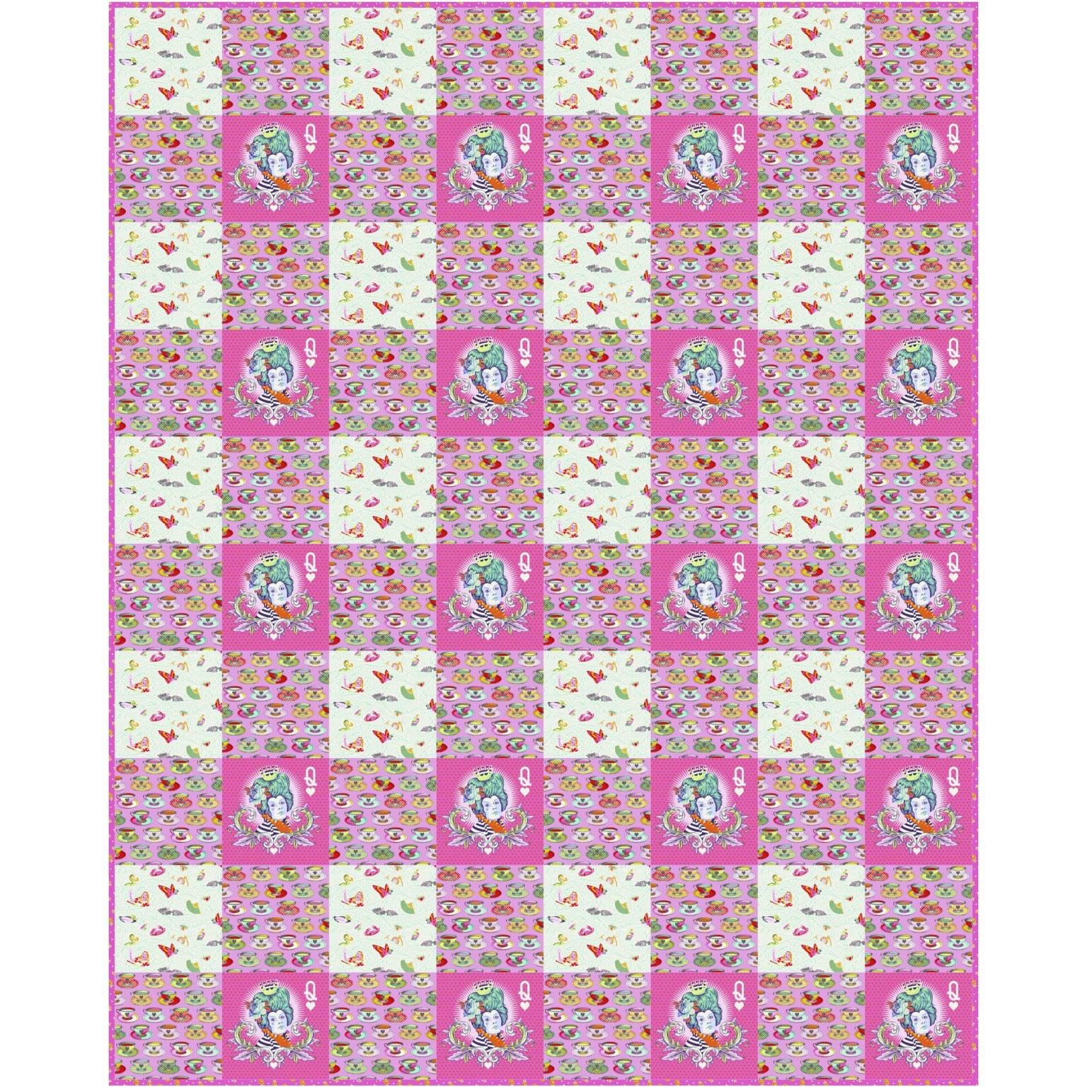 Check Me Out !- Big Buffalo Check Pink Queen Quilt - Fully Finished Quilt-My Favorite Quilt Store-My Favorite Quilt Store