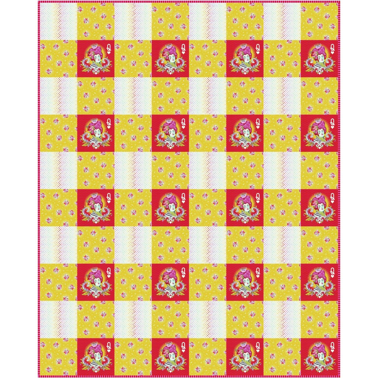 Check Me Out !- Big Buffalo Check Red Queen Quilt - Fully Finished Quilt-My Favorite Quilt Store-My Favorite Quilt Store