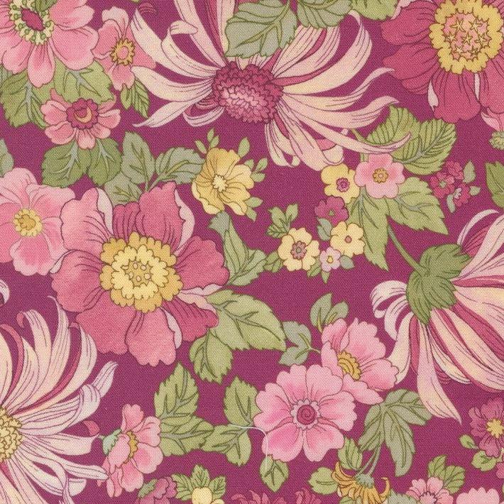 Chelsea Garden Mulberry Large Flower Show Fabric