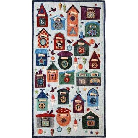 Christmas Post Cool Advent Quilt Kit-Gourmet Quilter-My Favorite Quilt Store