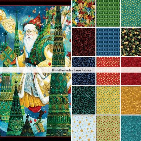 Christmas Spirit Hope Quilt Kit-Benartex Fabrics-My Favorite Quilt Store