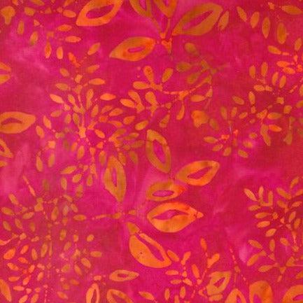 Chroma Batiks Cherry Leaves Batik Fabric