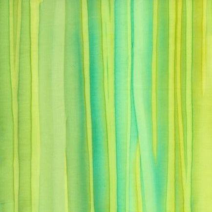 Chroma Batiks Lime Stripes Batik Fabric