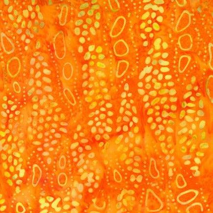 Chroma Batiks Orange Dots Batik Fabric-Moda Fabrics-My Favorite Quilt Store