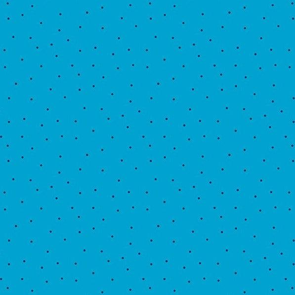 Classics Navy/Turquoise Pindots Fabric