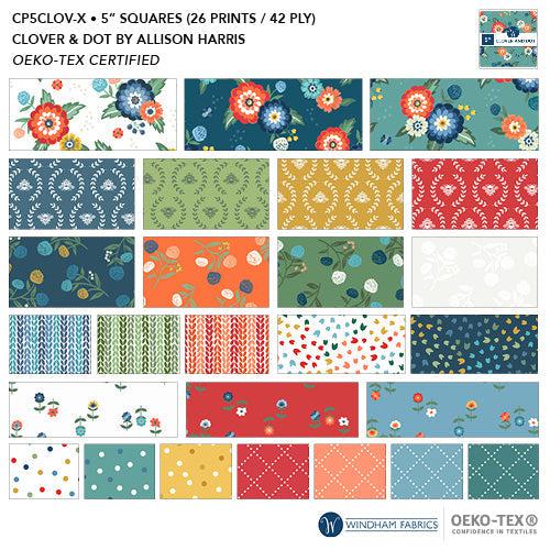 Clover & Dot 2 1/2" Jelly Roll-Windham Fabrics-My Favorite Quilt Store