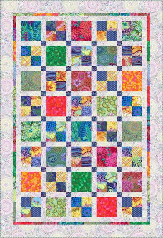 College Bound Kaffe Rainbow Colorway Quilt Kit-Free Spirit Fabrics-My Favorite Quilt Store