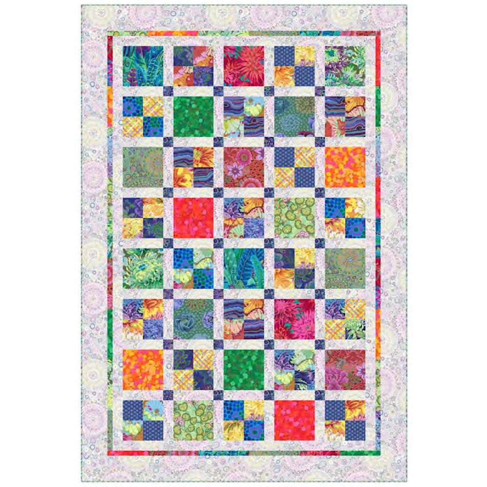 College Bound Kaffe Rainbow Colorway Quilt Kit-Free Spirit Fabrics-My Favorite Quilt Store