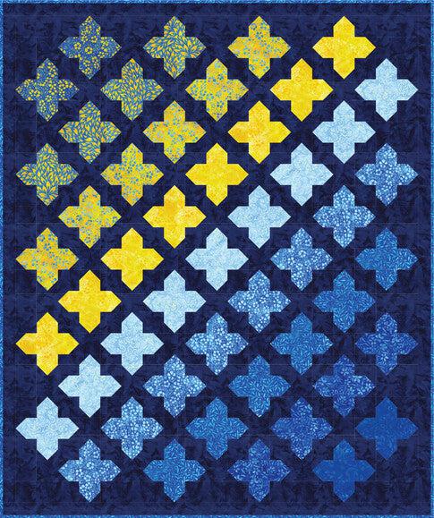 Color Cascade Quilt Pattern - Free Pattern Download-Robert Kaufman-My Favorite Quilt Store