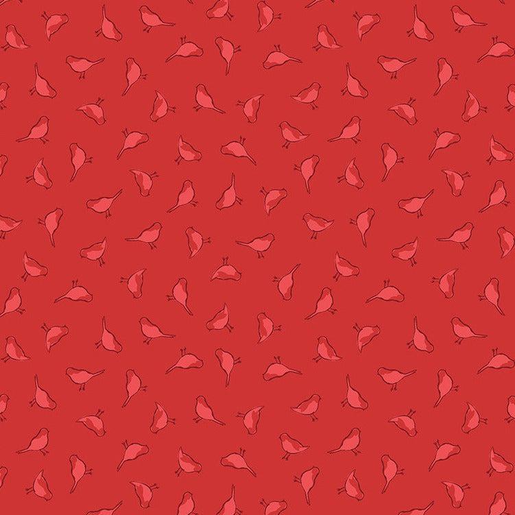 Color Club Cherry Birdies Fabric-Windham Fabrics-My Favorite Quilt Store