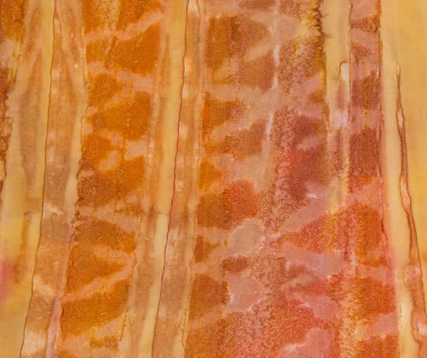 Color Me Banyan Batik Blooms Orange Watercolor Stripe Batik Fabric-Northcott Fabrics-My Favorite Quilt Store