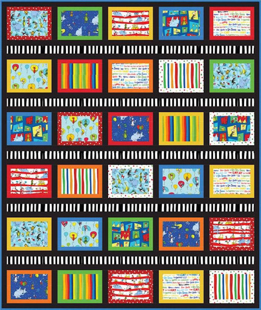 Come Celebrate with Seuss Quilt Kit-Robert Kaufman-My Favorite Quilt Store