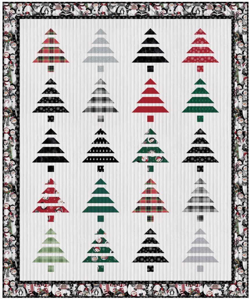 Comfort and Joy Tree Retreat Quilt Pattern - Digital Download