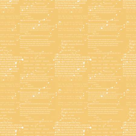 Coming Home Yellow Cadence Fabric