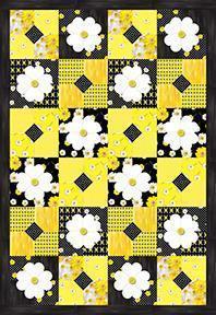 Coming Up Daisies Pattern-Benartex Fabrics-My Favorite Quilt Store