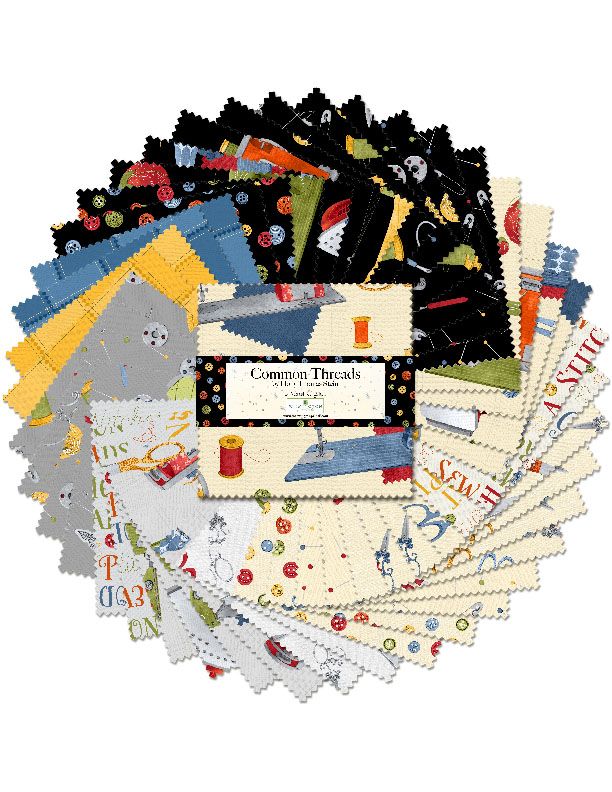 Common Threads 5" Charm Packs-Wilmington Prints-My Favorite Quilt Store