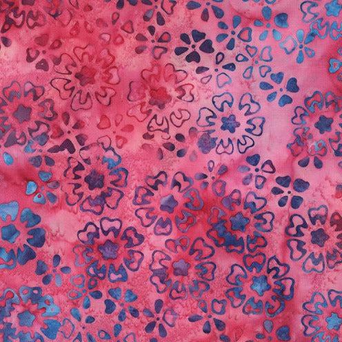 Confetti Meadow Orchid Floral Batik Fabric-Anthology Fabrics-My Favorite Quilt Store