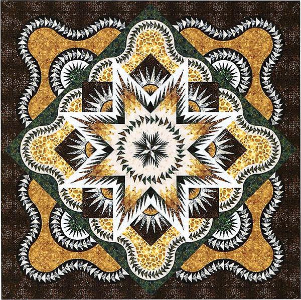 CongoBay Arctic Star Quilt Kit-Hoffman Fabrics-My Favorite Quilt Store
