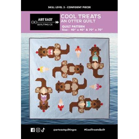 Cool Treats An Otter Quilt Pattern-Art East Quilting CO-My Favorite Quilt Store