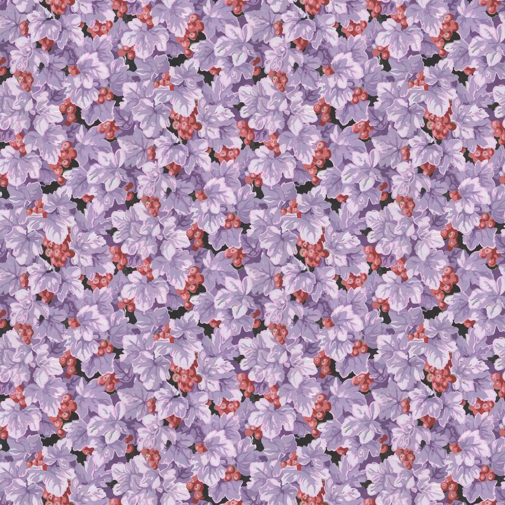 Cottage Garden Purple Grape Vine Fabric-Free Spirit Fabrics-My Favorite Quilt Store