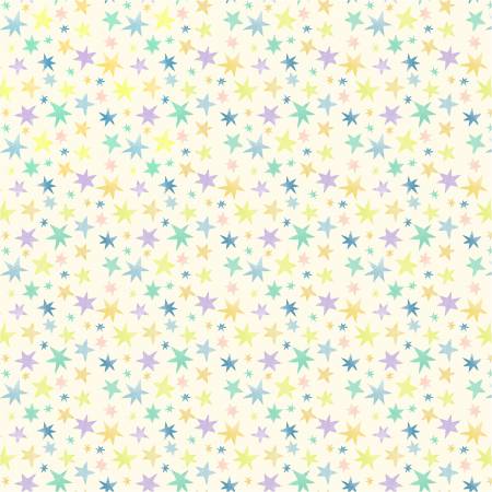 Count on Me Ivory Stars Fabric