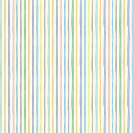 Count on Me Ivory Stripe Fabric