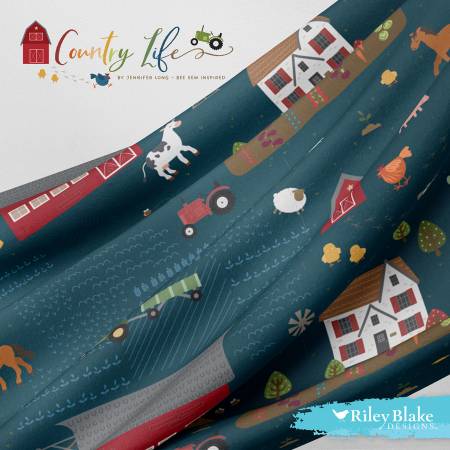 Country Life 5" Charm Pack-Riley Blake Fabrics-My Favorite Quilt Store
