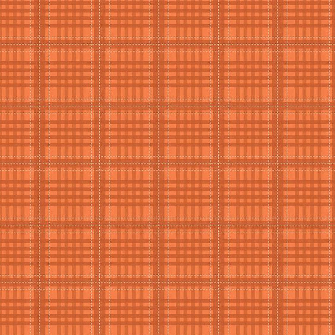 Country Life Carrot Flannel Shirt Fabric