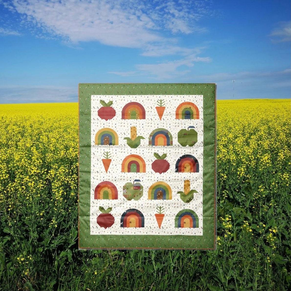 Country Life Eat the Rainbow Quilt Kit-Riley Blake Fabrics-My Favorite Quilt Store