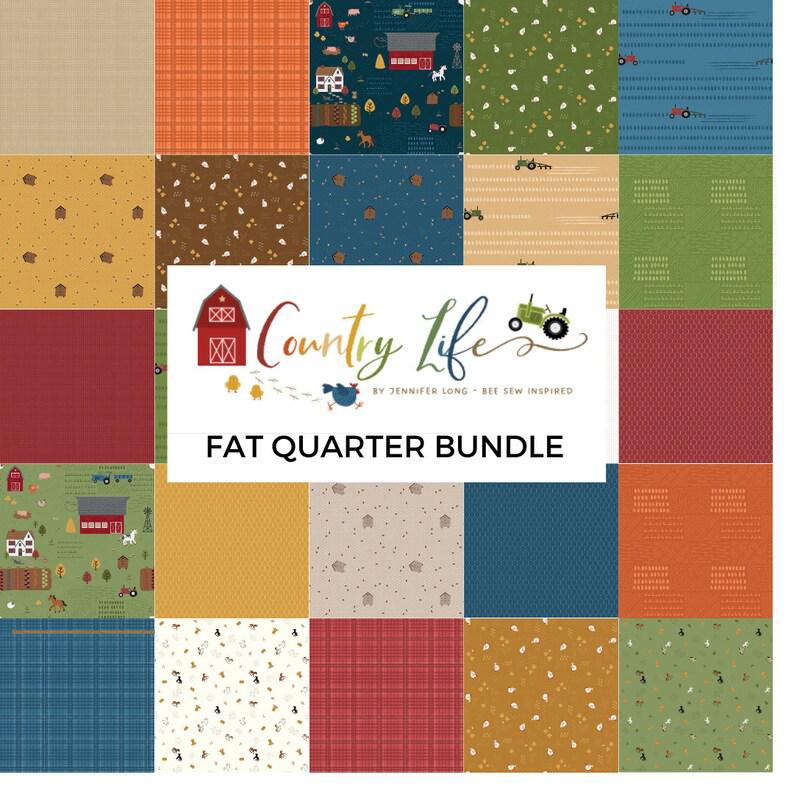 Country Life Fat Quarter Bundle-Riley Blake Fabrics-My Favorite Quilt Store