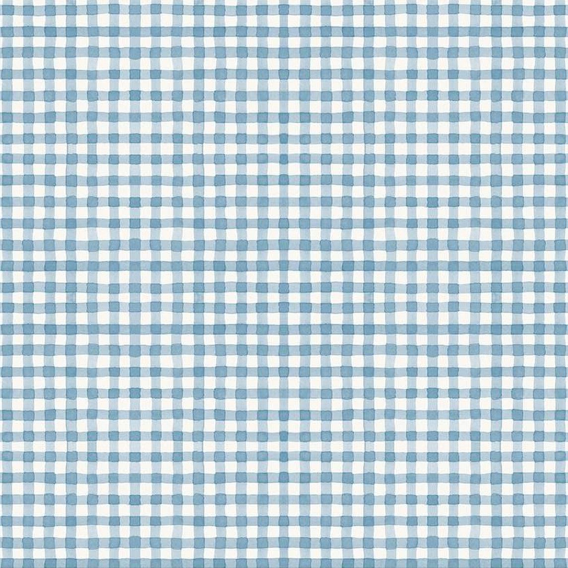 Countryside Blue Gingham Fabric