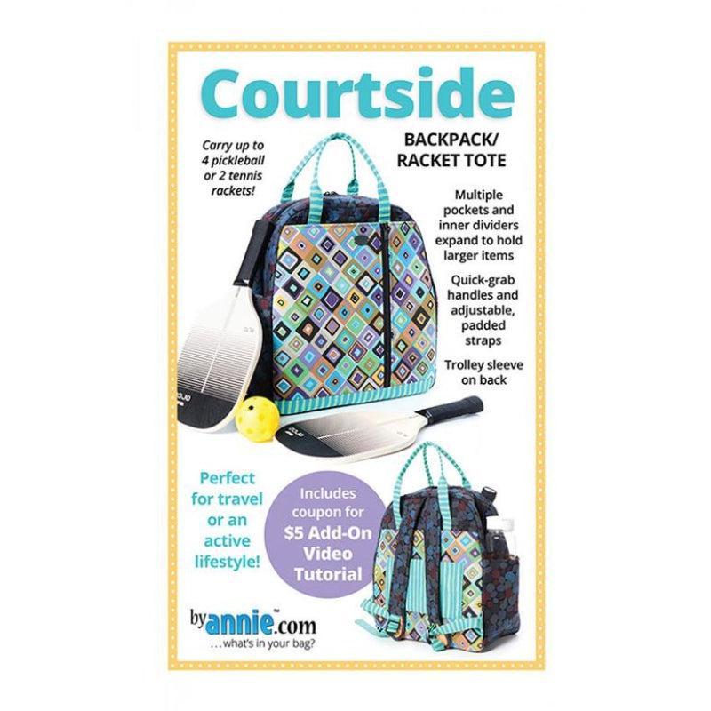 Courtside Backpack/Racket Tote Pattern-Patterns By Annie-My Favorite Quilt Store