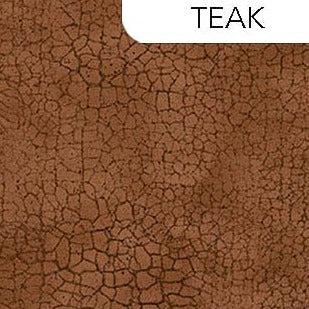 Crackle Teak Brown Fabric