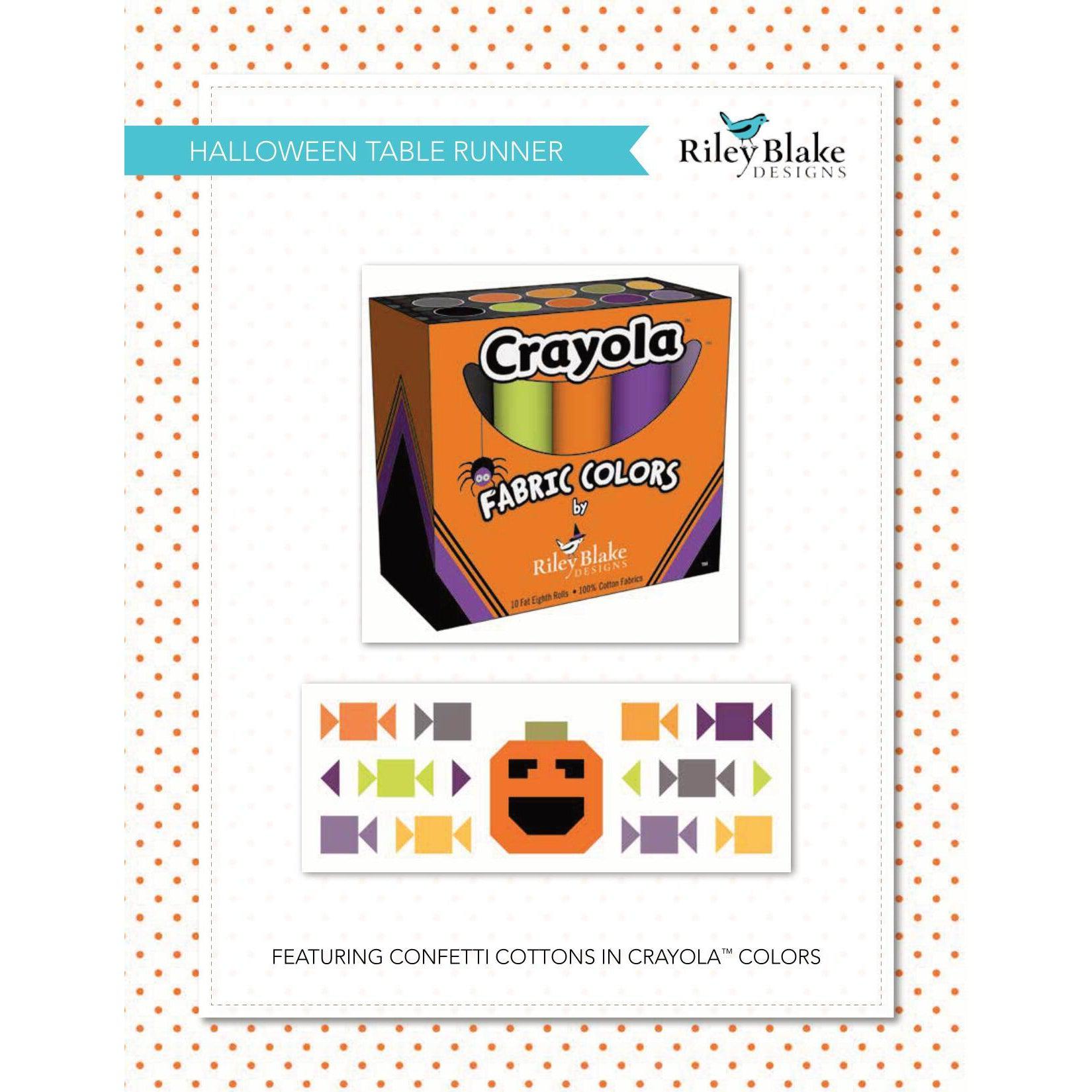 Crayola Halloween Table Runner - Free Digital Download