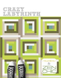 Crazy Labyrinth Quilt Pattern-Moda Fabrics-My Favorite Quilt Store