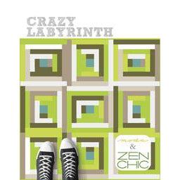 Crazy Labyrinth Quilt Pattern-Moda Fabrics-My Favorite Quilt Store
