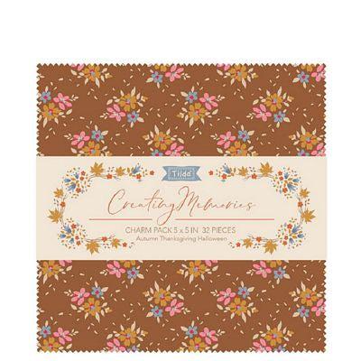 Creating Memories Autumn 5" Charm Pack 32pc.-Tilda Fabrics-My Favorite Quilt Store