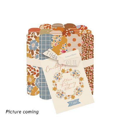 Creating Memories Autumn Fat Eight Bundle 16pc.-Tilda Fabrics-My Favorite Quilt Store