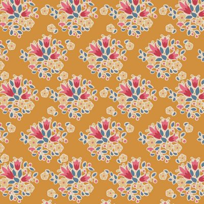 Creating Memories Autumn Saffron Lulu Fabric-Tilda Fabrics-My Favorite Quilt Store