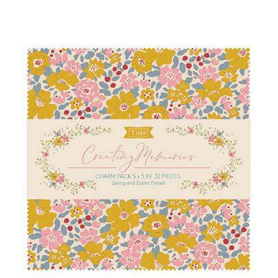 Creating Memories Spring 5" Charm Pack 32pc.-Tilda Fabrics-My Favorite Quilt Store