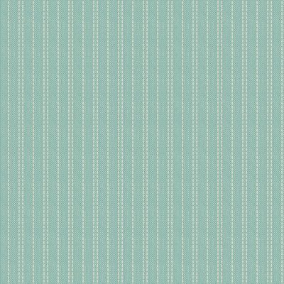 Creating Memories Spring Woven Teal Seamstripe Fabric