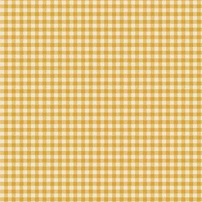 Creating Memories Spring Woven Yellow Gingham Fabric