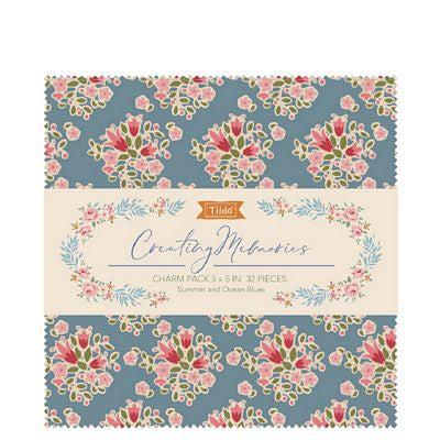 Creating Memories Summer 5" Charm Pack 32pc.-Tilda Fabrics-My Favorite Quilt Store