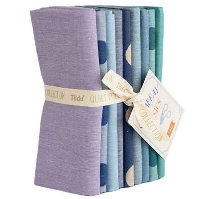 Creating Memories Summer Chambray Fat Quarter Bundle 9pc.-Tilda Fabrics-My Favorite Quilt Store